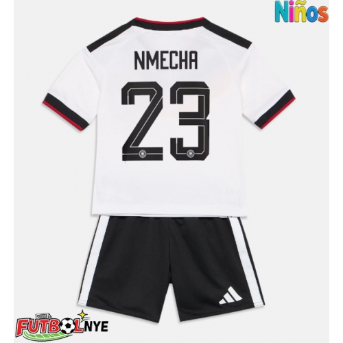 Camiseta Alemania Felix Nmecha #23 Primera Equipación para niños Mundial 2026 manga corta (+ pantalones cortos)